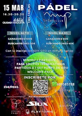 poster torneo MP PADEL