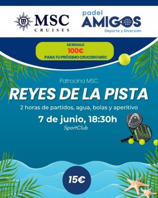 poster torneo REYES PISTA MSC CRUCEROS