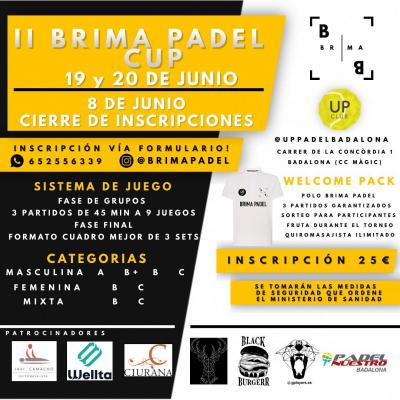poster del torneo II BRIMA PADEL CUP