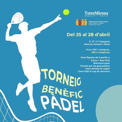 poster torneo TORNEIG BENÈFIC FUNDACIÓ ONCOLLIGA DE GIRONA