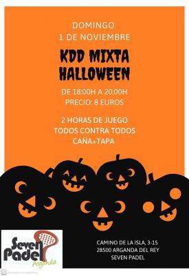 poster del torneo KDD MIXTA HALLOWEEN