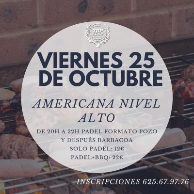 poster del torneo AMERICANA  NIVEL ALTO