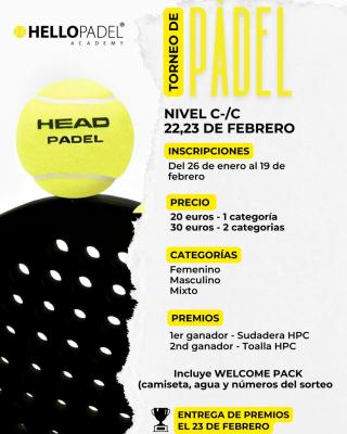 poster torneo TORNEO DE PADEL