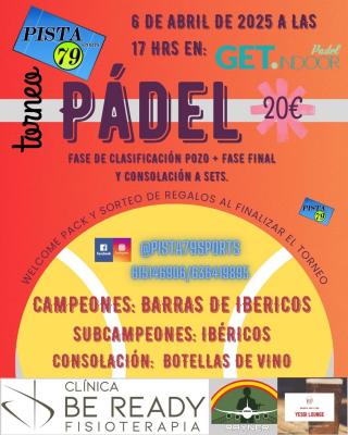 poster del torneo TORNEO DE PADEL P79