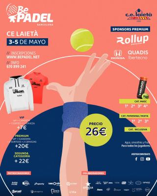 poster del torneo 4A PRUEBA BEPADEL BARCELONA 2024