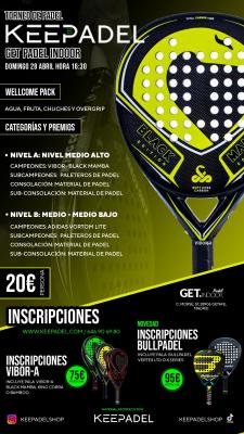 poster del torneo TORNEO KEEPADEL & GET INDOOR