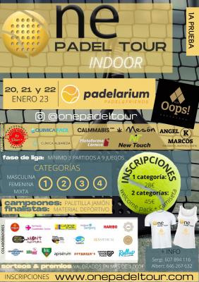 poster del torneo ONE PADEL TOUR