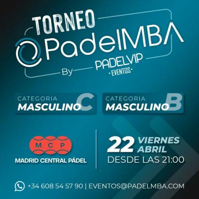 poster del torneo TORNEO EXPRESS @PADELMBA_BY_PADELVIP