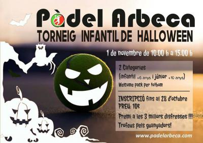 poster del torneo TORNEIG INFANTIL DE HALLOWEEN