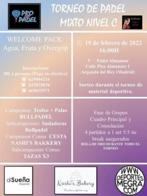 poster del torneo MIXTO C