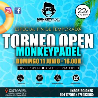 poster del torneo TORNEO MONKEY PADEL