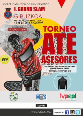 poster del torneo I GRAND SLAM GIPUZKOA - TORNEO ATE ASESORES