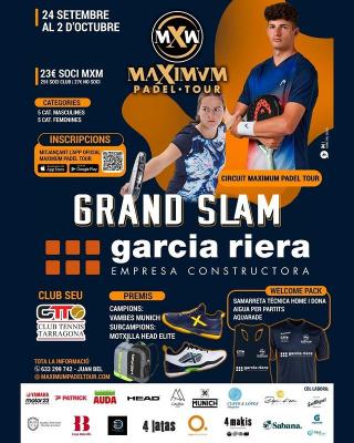 poster del torneo GRAND SLAM GARCIA RIERA