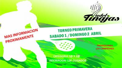 poster del torneo TORNEO PRIMAVERA