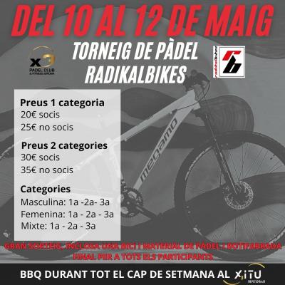 poster torneo TORNEIG RADIKALBIKES