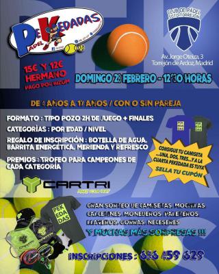 poster del torneo POZO PEKEDADAS