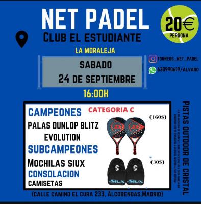 poster del torneo NET PADEL