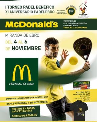 poster torneo I EDICION DEL TORNEO MCDONALD MIRANDA DE EBRO