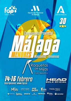 poster del torneo CAMPEONATO PROVINCIAL MENORES MÁLAGA 30*