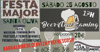 poster del torneo FESTA MAJOR SANTA OLIVA