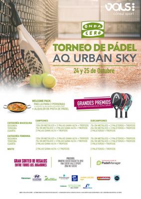 poster del torneo TORNEO AQ URBAN SKY ONDA CERO 