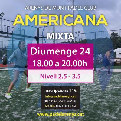 poster del torneo AMERICANA MIXTA