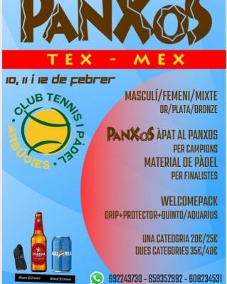 poster del torneo TORNEIG PANXOS TEX-MEX