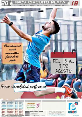 poster del torneo TORNEO NORMALIDAD POSTCOVID - FPCV CIRCUITO PLATA