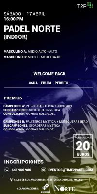 poster del torneo TORNEO INDOOR T2P