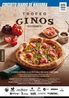 poster del torneo 4ª PRUEBA CIRCUITO DIARIO DE NAVARRA – TROFEO GINOS RISTORANTE
