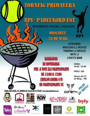 poster del torneo Torneo Padel primavera BPI-PadelNord-EST