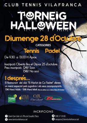 poster del torneo TORNEIG HALLOWEEN