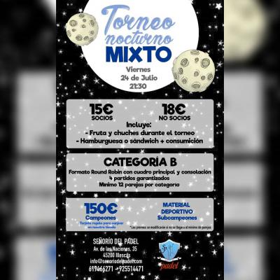 poster del torneo TORNEO NOCTURNO MIXTO
