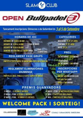 poster del torneo OPEN BULLPADEL