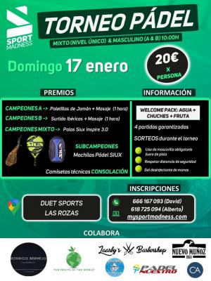 poster del torneo TORNEO DE PADEL