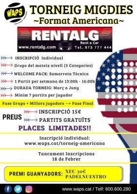 poster del torneo TORNEIG MIGDIES