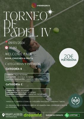 poster del torneo TORNEO NEW BALLERS IV