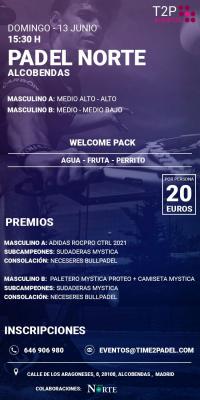 poster del torneo TORNEO TIME2PADEL