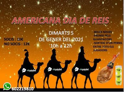 poster del torneo AMERICANA DIA DE REYES