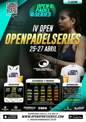 poster del torneo IV OPEN OPS EN BALDIRI ALEU