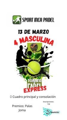 poster del torneo TORNEO EXPRESS 4ª MASCULINA