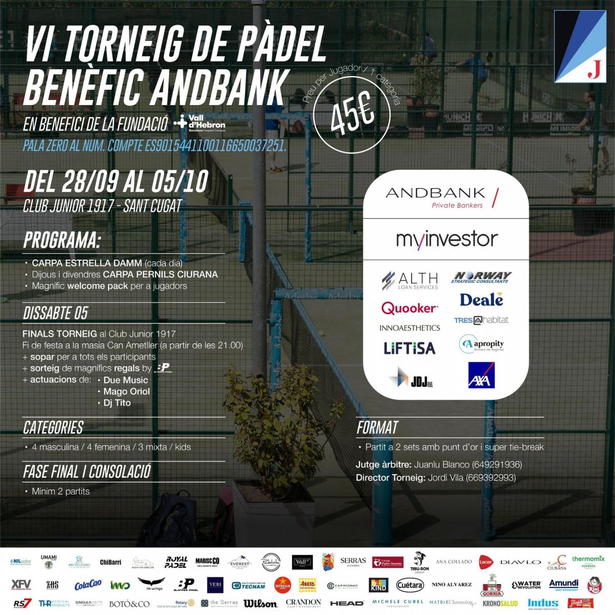 cartel del torneo
