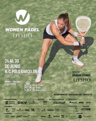 poster torneo WOMEN PADEL OYSHO BARCELONA
