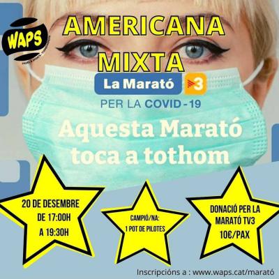 poster del torneo AMERICANA MIXTA LA MARATÓ TV3