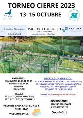 poster del torneo TORNEO CIERRE 2023