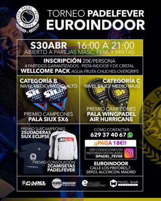 poster del torneo TORNEO PADEL FEVER - S30ABRIL