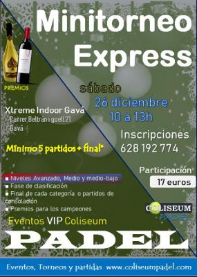poster del torneo MINITORNEO COLISEUM COMPETICIÓN