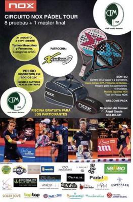 poster del torneo CIRCUITO NOX PADEL TOUR