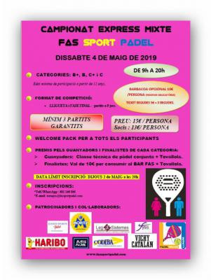 poster del torneo CAMPIONAT EXPRESS MIXTE