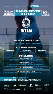 poster del torneo NOCTURNO P.F TOUR - ABIERTO A PAREJAS MASCULINAS, FEMENINAS Y MIXTAS